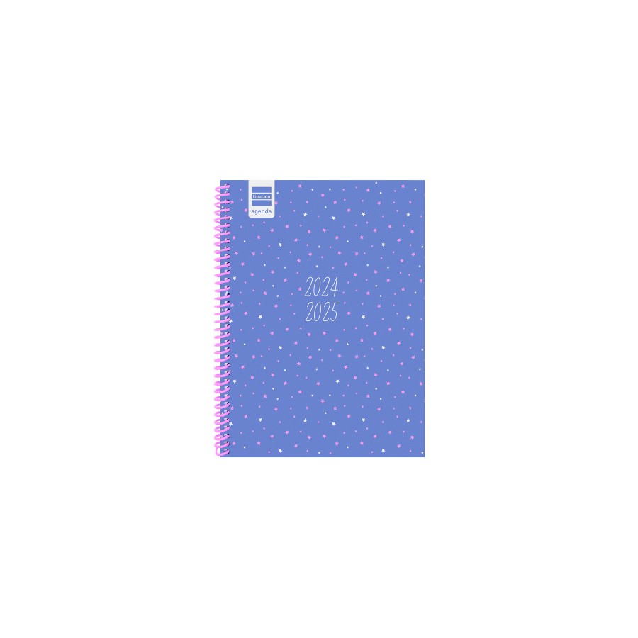 16968-AGENDA ESCOLAR 2024-2025 4o 155X212 SEMANA VISTA HORIZONTAL DIVA STARS FINOCAM 536140225