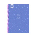 16968-AGENDA ESCOLAR 2024-2025 4o 155X212 SEMANA VISTA HORIZONTAL DIVA STARS FINOCAM 536140225