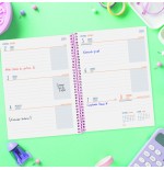 16969-AGENDA ESCOLAR 2024-2025 4o 155X212 SEMANA VISTA HORIZONTAL DIVA STARS FINOCAM 536140225