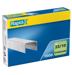1697-CAJA DE 1000 GRAPAS TIPO 23/10 GALVANIZADAS PARA GRAPADORAS DE GRUESOS RAPID 24869300