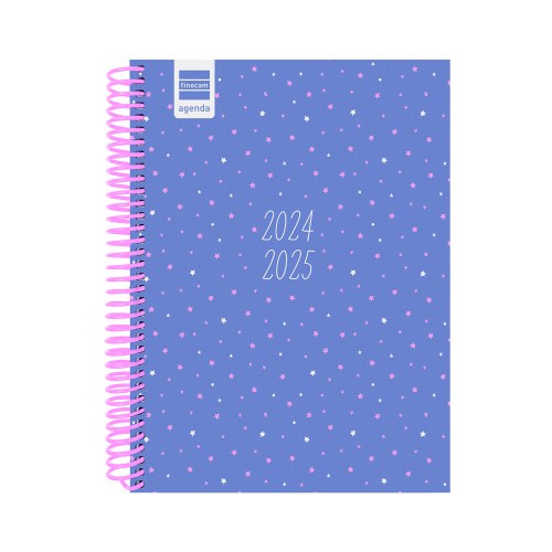 16972-AGENDA ESCOLAR 2024-2025 4o 155X212 1 DIA PAGINA DIVA STARS FINOCAM 536160225