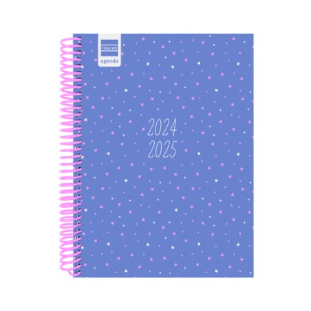 16972-AGENDA ESCOLAR 2024-2025 4o 155X212 1 DIA PAGINA DIVA STARS FINOCAM 536160225