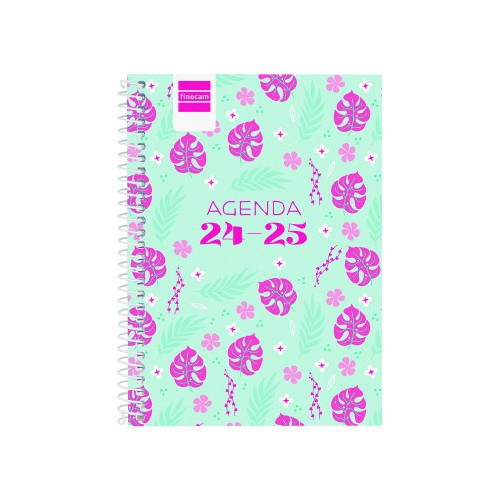 16981-AGENDA ESCOLAR 2024-2025 8o 120X164 SEMANA VISTA HORIZONTAL COOL SELVA FINOCAM 645000725