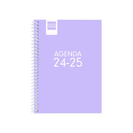 16983-AGENDA ESCOLAR 2024-2025 8o 120X164 SEMANA VISTA HORIZONTAL COOL LILA FINOCAM 645000825