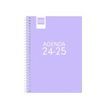16983-AGENDA ESCOLAR 2024-2025 8o 120X164 SEMANA VISTA HORIZONTAL COOL LILA FINOCAM 645000825