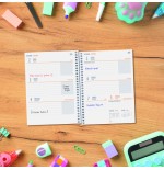 16984-AGENDA ESCOLAR 2024-2025 8o 120X164 SEMANA VISTA HORIZONTAL COOL LILA FINOCAM 645000825