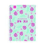 16989-AGENDA ESCOLAR 2024-2025 4o 155X212 SEMANA VISTA HORIZONTAL COOL SELVA FINOCAM 645040725