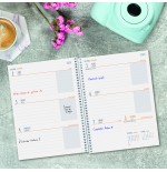 16990-AGENDA ESCOLAR 2024-2025 4o 155X212 SEMANA VISTA HORIZONTAL COOL SELVA FINOCAM 645040725