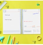 16994-AGENDA ESCOLAR 2024-2025 4o 155X212 1 DIA PAGINA COOL NEGRO FINOCAM 645060325