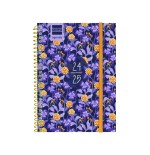 17009-AGENDA ESCOLAR 2024-2025 8o 120X164 SEMANA VISTA HORIZONTAL SECUNDARIA LILAC FINOCAM 634224625