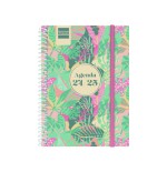 17011-AGENDA ESCOLAR 2024-2025 8o 120X164 SEMANA VISTA HORIZONTAL SECUNDARIA EXOTIC FINOCAM 634224725