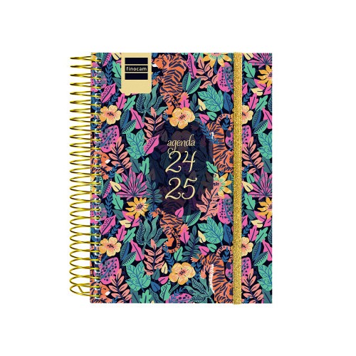17014-AGENDA ESCOLAR 2024-2025 8o 120X164 1 DIA PAGINA SECUNDARIA TIGER FINOCAM 634263625