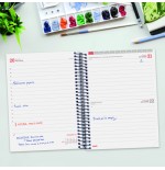 17033-AGENDA ESCOLAR 2024-2025 E10-155X212 1 DIA PAGINA ESPIR LABEL AZUL FINOCAM 633121525