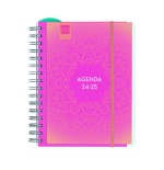 17043-AGENDA DOCENTE 2024-2025 4o-155X212 SEMANA VISTA HORIZONTAL MAGISTRAL PERSONALIZABLE MANDALA FINOCAM 533380125