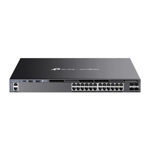 17071-TP-Link Omada SG6428XHP switch Gestionado L3 Gigabit Ethernet (10/100/1000) Energia sobre Ethernet (PoE) 1U Negro