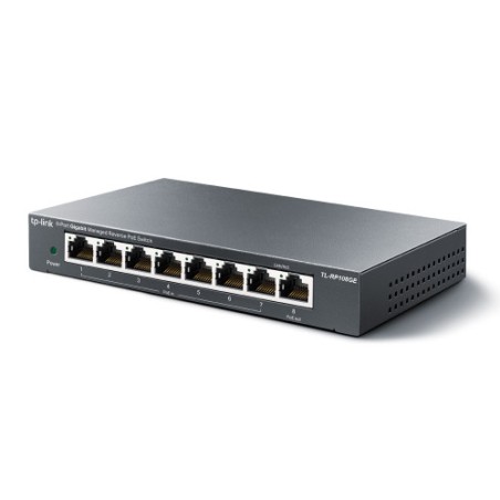 17078-TP-Link TL-RP108GE switch Gestionado L2 Gigabit Ethernet (10/100/1000) Energia sobre Ethernet (PoE) Negro