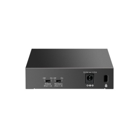 17083-TP-Link LiteWave LS105GP switch No administrado Gigabit Ethernet (10/100/1000) Energia sobre Ethernet (PoE) Negro