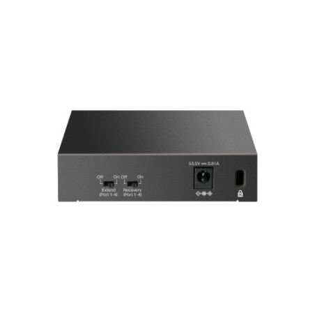 17087-TP-Link LiteWave LS105P No administrado Fast Ethernet (10/100) Energia sobre Ethernet (PoE) Negro