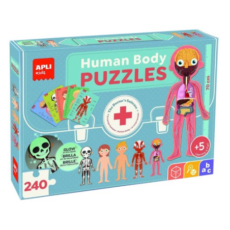17183-PUZZLE EDUCATIVO CUERPO HUMANO APLI 19438