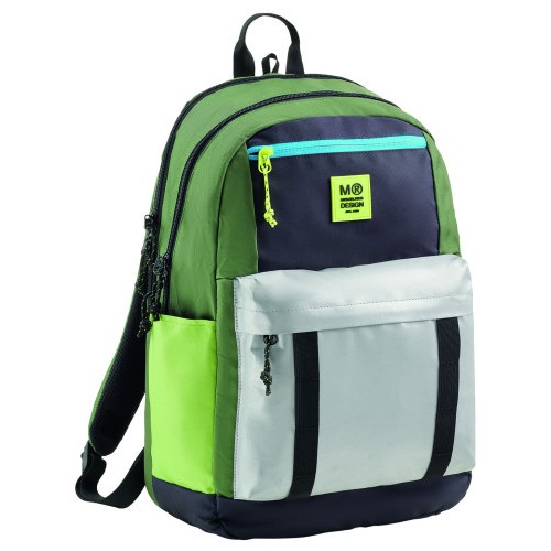 17200-MOCHILA TRIPLE AMSTERDAM RECICLADA RIDER GREEN MIQUELRIUS MR19331