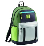 17200-MOCHILA TRIPLE AMSTERDAM RECICLADA RIDER GREEN MIQUELRIUS MR19331