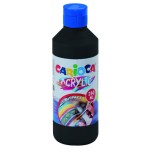 17222-BOTELLA PINTURA ACRILICA 250 ML. NEGRO CARIOCA 40431/02