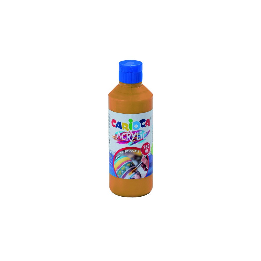 17226-BOTELLA PINTURA ACRILICA 250 ML. ORO CARIOCA 40431/19