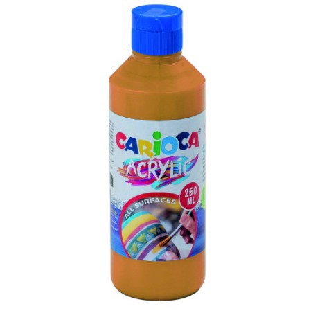 17226-BOTELLA PINTURA ACRILICA 250 ML. ORO CARIOCA 40431/19