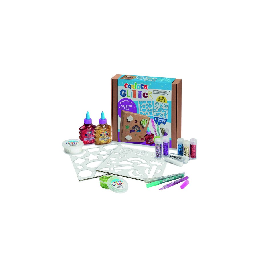 17235-SET GLITTER CREATOR CARIOCA 42191