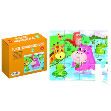 17262-PUZZLE DE 12 PIEZAS - A PARTIR DE 2,5 ANOS DOHE 65003