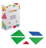 17276-CAJA TANGRAM - 5 PIEZAS - A PARTIR DE 6 ANOS. DOHE 1025