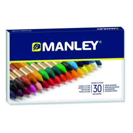 17336-ESTUCHE 30 CERAS MANLEY MNC00077