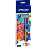 17342-ESTUCHE PINTURA AL OLEO 12 X 12ML MANLEY MOP00012