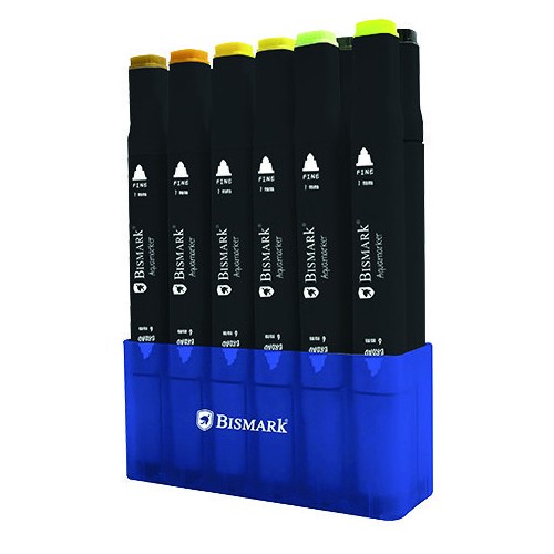17360-ESTUCHE 12 ROTULADORES DOBLE PUNTA BISMARK 331975