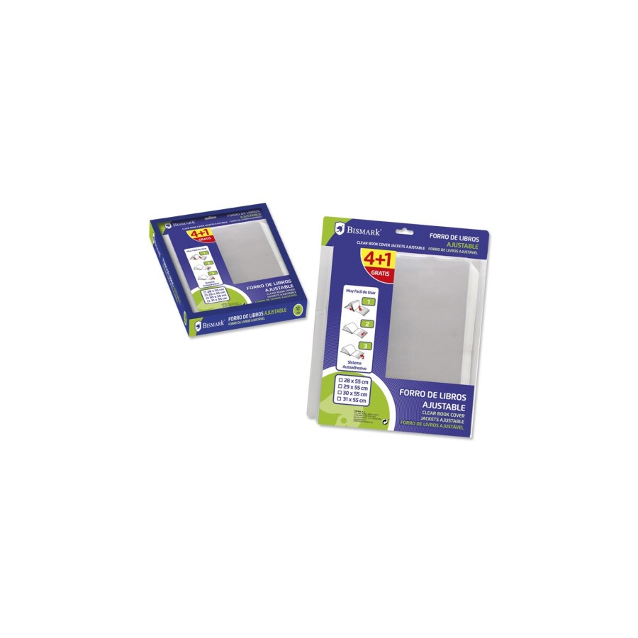 17367-Bismark 326268 funda para libros y revistas 5 pieza(s) Transparente