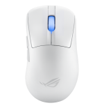 17395-ASUS ROG Keris II Ace Wireless AimPoint White raton mano derecha RF Wireless + Bluetooth + USB Type-A Optico 42000