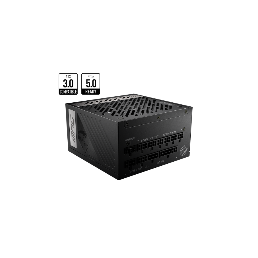 17422-MSI MPG A850G PCIE5 unidad de fuente de alimentacion 850 W 24-pin ATX ATX Negro