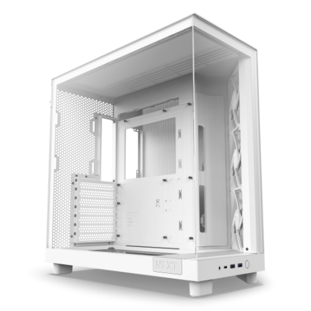 17443-NZXT H6 Air Flow Midi Tower Blanco