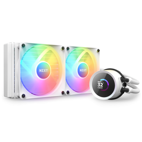 17452-NZXT Kraken 240 RGB Procesador Sistema de refrigeracion liquida todo en uno 12 cm Blanco 1 pieza(s)