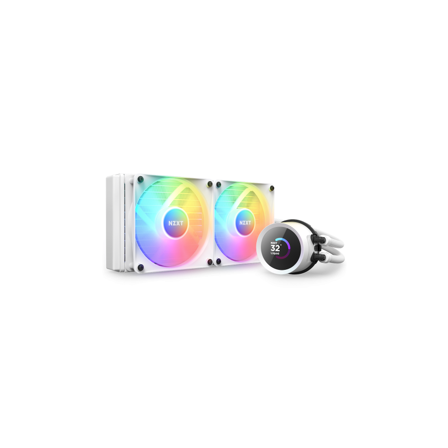 17452-NZXT Kraken 240 RGB Procesador Sistema de refrigeracion liquida todo en uno 12 cm Blanco 1 pieza(s)