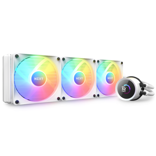 17456-NZXT Kraken 360 RGB Procesador Sistema de refrigeracion liquida todo en uno 12 cm Blanco 1 pieza(s)