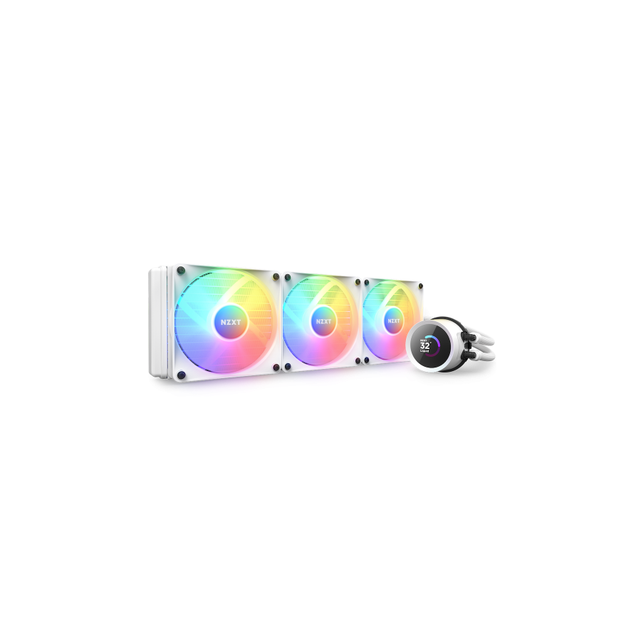 17456-NZXT Kraken 360 RGB Procesador Sistema de refrigeracion liquida todo en uno 12 cm Blanco 1 pieza(s)