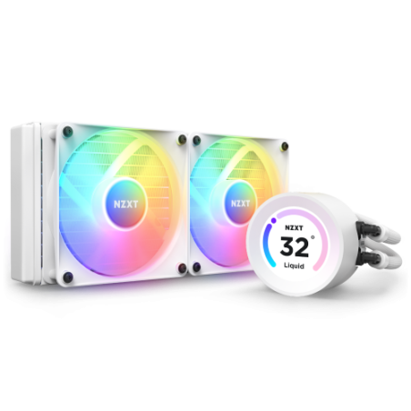 17462-NZXT Kraken Elite 240 RGB Procesador Sistema de refrigeracion liquida todo en uno 12 cm Blanco 1 pieza(s)