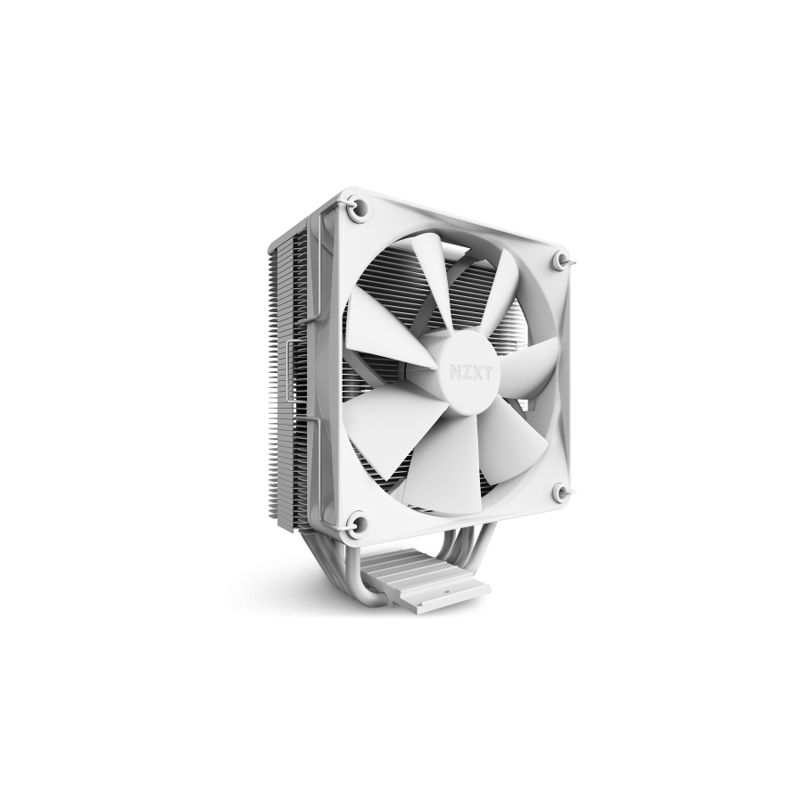17468-NZXT T120 Procesador Refrigerador de aire 12 cm Blanco 1 pieza(s)