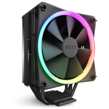 17470-NZXT T120 RGB Procesador Refrigerador de aire 12 cm Negro 1 pieza(s)