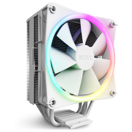 17472-NZXT T120 RGB Procesador Refrigerador de aire 12 cm Blanco 1 pieza(s)