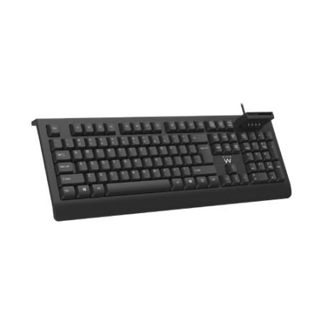 17478-Ewent EW3286 teclado Universal USB QWERTY Espanol Negro
