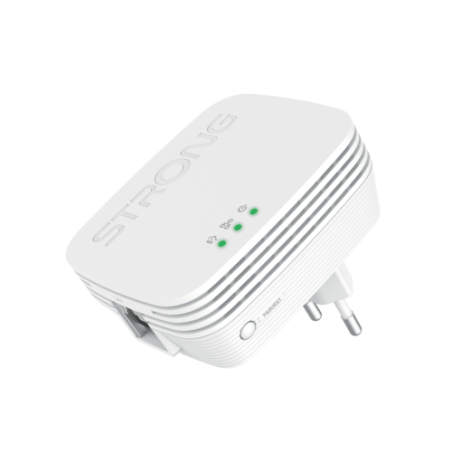 17485-Strong POWERLWF600DUOMINI adaptador de red PowerLine 600 Mbit/s Ethernet Wifi Blanco 2 pieza(s)