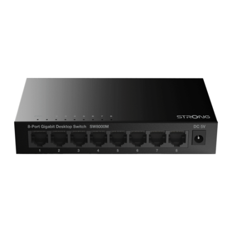 17511-Strong SW8000M switch Gigabit Ethernet (10/100/1000) Negro