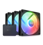 17512-NZXT F120 RGB Core Triple Pack Carcasa del ordenador Ventilador 12 cm Negro 3 pieza(s)